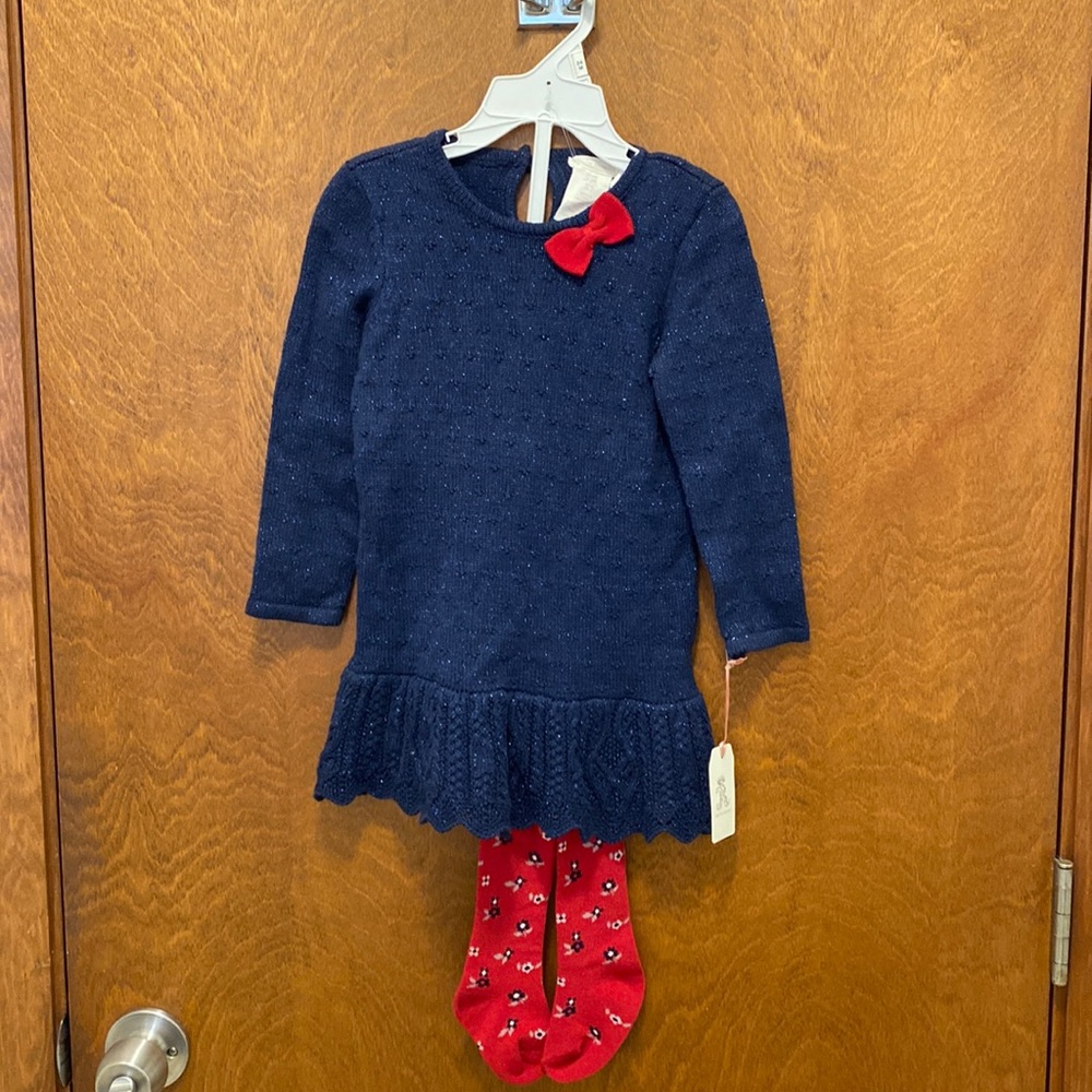 Rachel ashwell sweater dress size 24 month, nwt